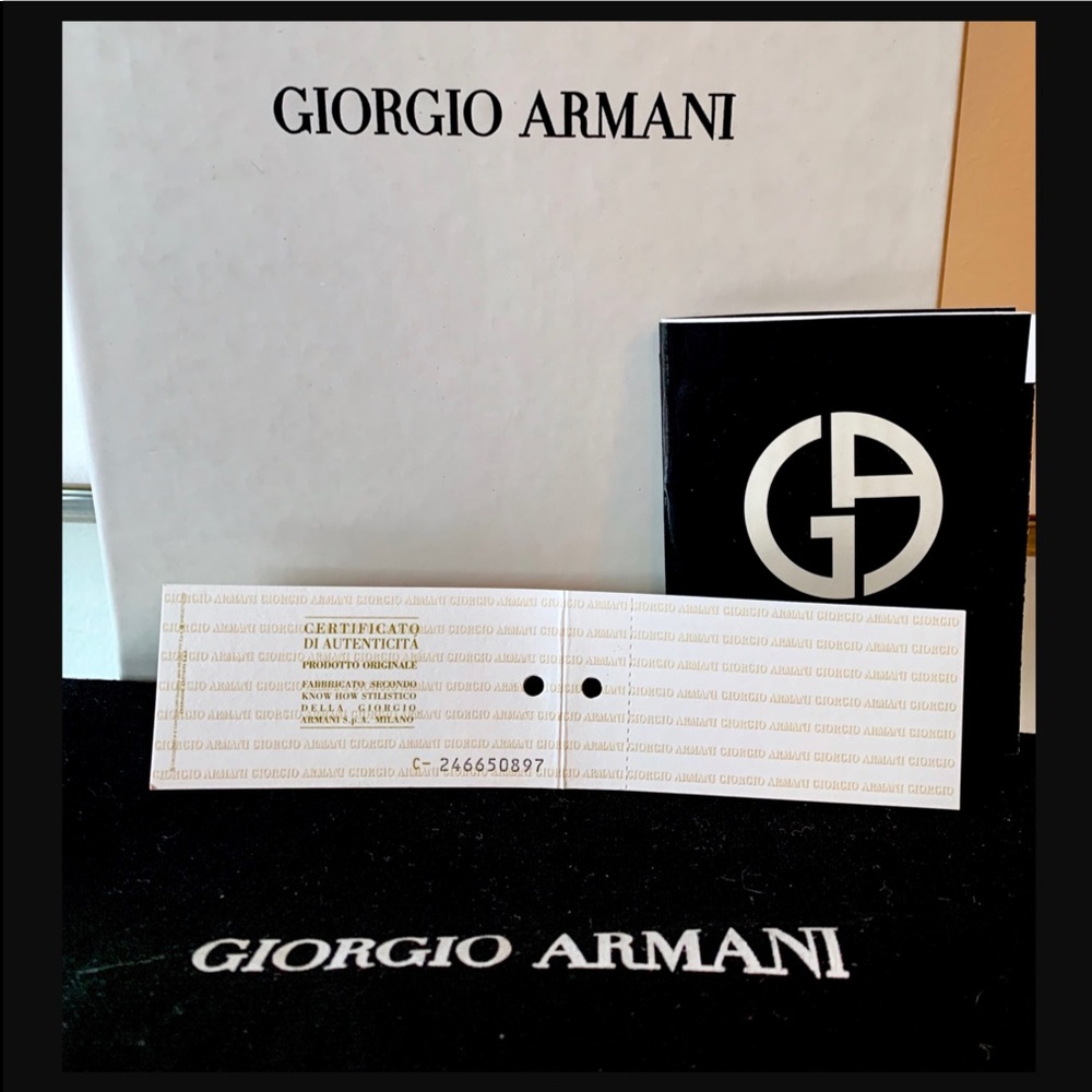 Giorgio Armani Brown/Taupe Python Slingback Heels - image 6